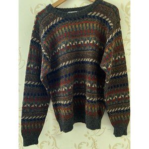 Italy Raffo 100% Alpaca Beautiful Sweater Men Medium